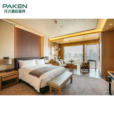 calidad  Hotel High Glossy Finish Queen Size Bedroom Suites fábrica