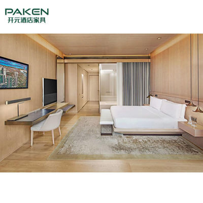 Muebles modernos del hotel del MDF del alto final brillante de PAKEN