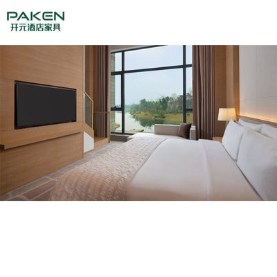 Conjunto de dormitorio moderno modificado para requisitos particulares de los muebles de la habitación para el hotel de lujo de cinco estrellas