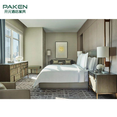 Sistema de madera modificado para requisitos particulares de los muebles del dormitorio del hotel de cinco estrellas del diseño moderno