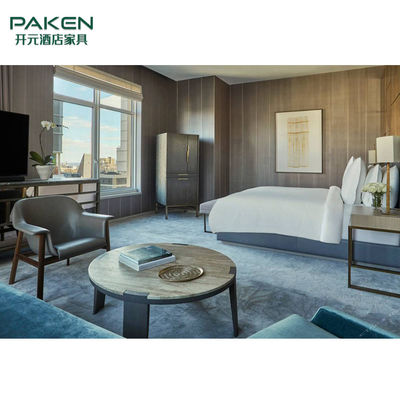 Sistema de madera modificado para requisitos particulares de los muebles del dormitorio del hotel de cinco estrellas del diseño moderno