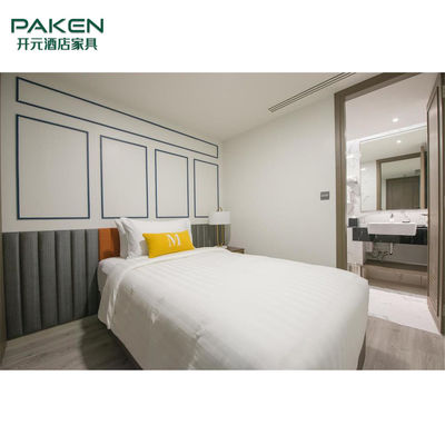 Los muebles naturales del dormitorio del hotel de Paken de la chapa del ODM fijan