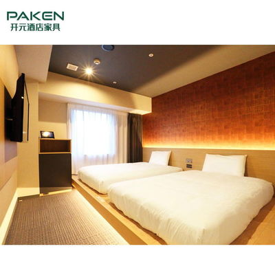 ISO9001 King Size Melamine Surface Modern Hotel Furniture