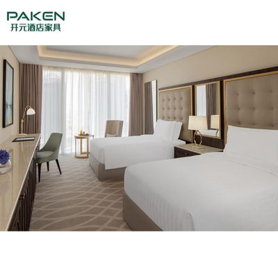 Conjuntos de dormitorio de madera sólidos de cinco estrellas modificados para requisitos particulares del hotel