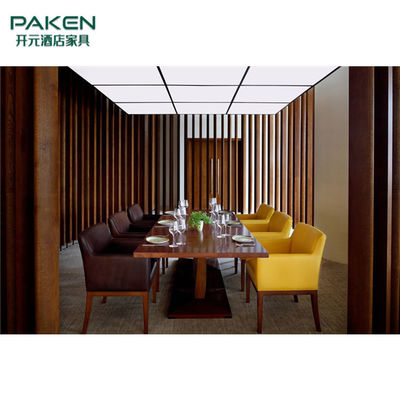 Muebles de madera sólidos modificados para requisitos particulares del restaurante del hotel del tamaño