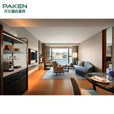 Muebles estándar de madera de lujo del dormitorio de PAKEN