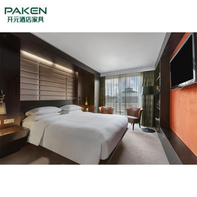 Conjuntos de dormitorio contemporáneos del OEM Cherry Wood PAKEN
