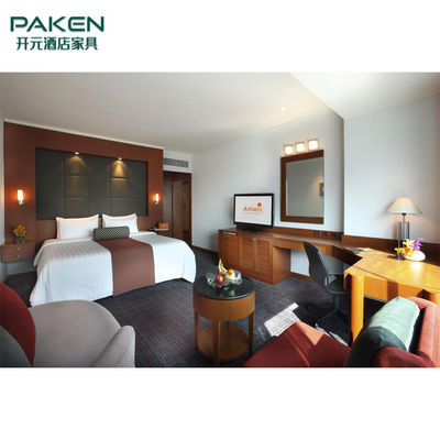 El ODM modificó conjuntos de dormitorio de madera sólidos del hotel para requisitos particulares de la estrella de la talla 4