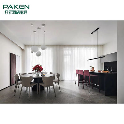 El estilo sucinto modifica los muebles modernos de lujo de la sala de estar para requisitos particulares de los muebles del chalet