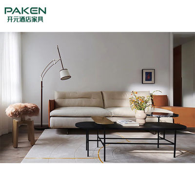 El estilo sucinto modifica los muebles modernos de lujo de la sala de estar para requisitos particulares de los muebles del chalet