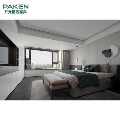 El nuevo estilo de lujo de las obras clásicas modifica el dormitorio moderno de lujo de los muebles para requisitos particulares de la sala de estar de los muebles del chalet