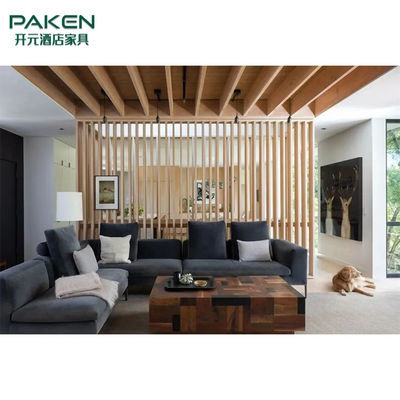 El estilo precioso y pacífico modifica los muebles modernos de la sala de estar para requisitos particulares de los muebles del chalet