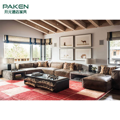 Modifique la sala de estar moderna Furniture&amp;Western América de los muebles para requisitos particulares del chalet