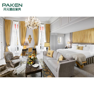 Los muebles comerciales del dormitorio del hotel de PAKEN fijan con el material opcional
