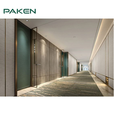Muebles fijos interiores de alta densidad Paken HQF-006 de los paneles de pared del hotel de la espuma ISO9001